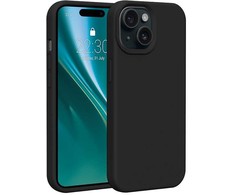 Dėklas Telforceone Etteri Silicone Apple iPhone 15 6,1" juodos spalvos