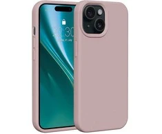 Dėklas Telforceone Etteri Silicone Apple iPhone 15 6,1" rožinės spalvos