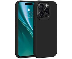 Dėklas Telforceone Etteri Silicone Apple iPhone 15 Pro 6,1" juodos spalvos