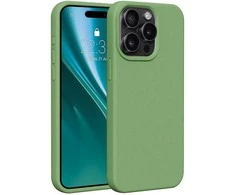 Dėklas Telforceone Etteri Silicone Apple iPhone 15 Pro Max 6,7" šviesiai žalios spalvos