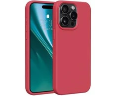 Etteri Telforceone silikoninis dėklas, skirtas Apple iPhone 15 Pro Max 6.7" aviečių