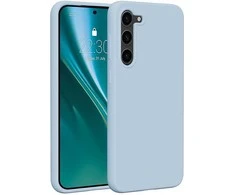Dėklas Telforceone Etteri Silicone Samsung Galaxy S23 Plus žydros spalvos