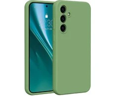 Dėklas Telforceone Etteri Silicone Samsung Galaxy S23 FE šviesiai žalios spalvos