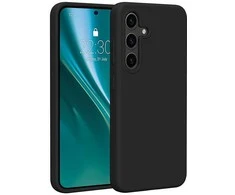 Dėklas Telforceone Etteri Silicone Samsung Galaxy S24 juodos spalvos
