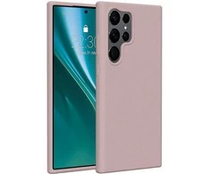 Dėklas Telforceone Etteri Silicone Samsung Galaxy S23 Ultra rožinės spalvos