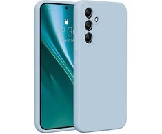 Dėklas Telforceone Etteri Silicone Samsung Galaxy A54 5G žydros spalvos