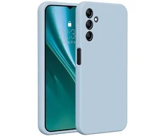 Dėklas Telforceone Etteri Silicone Samsung Galaxy A15 4G / A15 5G žydros spalvos