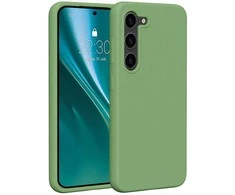 Dėklas Telforceone Etteri Silicone Samsung Galaxy S23 šviesiai žalios spalvos