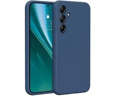 Dėklas Telforceone Etteri Silicone Samsung Galaxy A35 5G mėlynos spalvos