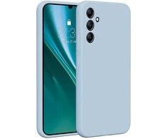 Dėklas Telforceone Etteri Silicone Samsung Galaxy A34 5G žydros spalvos