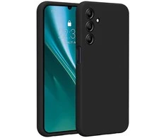 Dėklas Telforceone Etteri Silicone Samsung Galaxy A25 5G (global) juodos spalvos