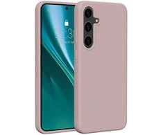 Dėklas Telforceone Etteri Silicone Samsung Galaxy S24 Plus rožinės spalvos