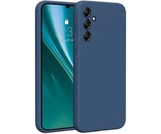 Dėklas Telforceone Etteri Silicone Samsung Galaxy A34 5G mėlynos spalvos