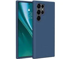 Dėklas Telforceone Etteri Silicone Samsung Galaxy S23 Ultra mėlynos spalvos