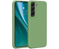 Dėklas Telforceone Etteri Silicone Samsung Galaxy S22 šviesiai žalios spalvos