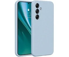 Dėklas Telforceone Etteri Silicone Samsung Galaxy A35 5G žydros spalvos