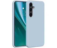 Dėklas Telforceone Etteri Silicone Samsung Galaxy S24 Plus žydros spalvos