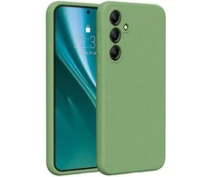 Dėklas Telforceone Etteri Silicone Samsung Galaxy A55 5G šviesiai žalios spalvos