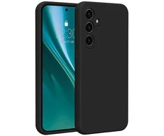 Dėklas Telforceone Etteri Silicone Samsung Galaxy S23 FE juodos spalvos