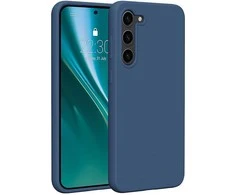 Dėklas Telforceone Etteri Silicone Samsung Galaxy S23 Plus mėlynos spalvos