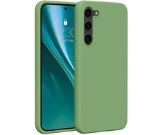 Dėklas Telforceone Etteri Silicone Samsung Galaxy S23 Plus šviesiai žalios spalvos