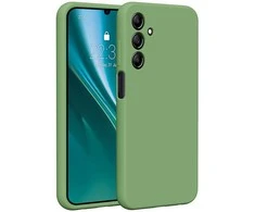 Dėklas Telforceone Etteri Silicone Samsung Galaxy A25 5G (global) šviesiai žalios spalvos