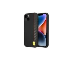 Apple iPhone 14 Plus Ferrari dėklas Carbon (FEHCP14MaxBK) juodos spalvos
