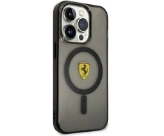 Ferrari FEHMP14LURKK Apple iPhone 14 Pro 6,1″ juodos spalvos kietas dėklas Translucent Magsafe