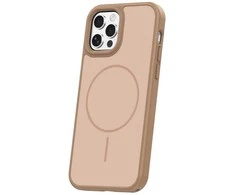 Dėklas Frame Thin Mag case for iPhone 12 / 12 Pro 6,1" ruda