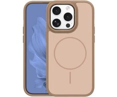 Dėklas Frame Thin Mag case for iPhone 14 Pro 6,1" ruda
