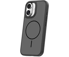 Dėklas Frame Thin Mag case for iPhone 16 6,1" juodas