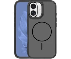 Dėklas Frame Thin Mag case for iPhone 16 6,1" juodas