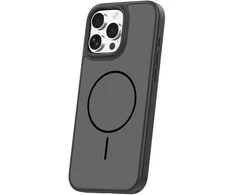 Dėklas Frame Thin Mag case for iPhone 16 Pro Max 6,9" juodas