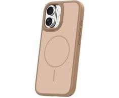 Dėklas Frame Thin Mag case for iPhone 17 6,3" ruda