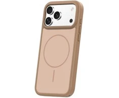 Dėklas Frame Thin Mag case for iPhone 17 Pro Max 6,9" ruda