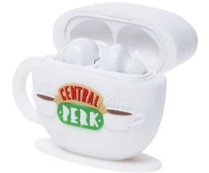 TWS ausinės Lazerbuilt Friends Central Perk, baltos