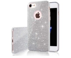 VEGA Telforceone Glitter 3in1 dėklas, skirtas Samsung Galaxy A16 4G / A16 5G sidabrinis