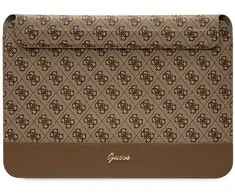 Guess Dėklas kompiuteriui GUCS14PS4SGW 14″ rudos spalvos 4G Stripe Metal Logo