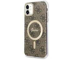 GUESS GUHMN61H44 IPHONE 11 6.1" RUDAS/RUDAS KIETAS DĖKLAS 4G MAGSAFE