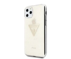 Apple iPhone 11 Pro Guess Hard dėklas Glitter Triangle (GUHCN58SGTLGO) aukso spalvos
