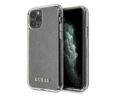 Dėklas GUESS GUHCN65PCGLSE IPHONE 11 PRO MAX Sidabrinis/Sidabrinis HARD CASE GLITTER