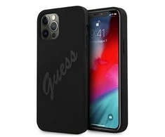 Dėklas GUESS HARDCASE GUHCP12MLSVSBF SILICONE VINTAGE IPHONE 12/12 PRO FUCHSIA/MINT