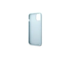 Apple iPhone 13 Mini Guess dėklas Saffiano 4G Small Metal Logo (GUHCP13SPS4MB) mėlynos spalvos