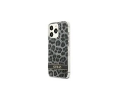 Dėklas GUESS GUHCP13LHSLEOK IPHONE 13 PRO / 13 6.1 "GRAY / GRAY HARDCASE LEOPARD