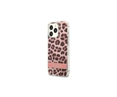 Dėklas GUESS GUHCP13LHSLEOP IPHONE 13 PRO / 13 6.1 "Rožinis / Rožinis HARDCASE LEOPARD