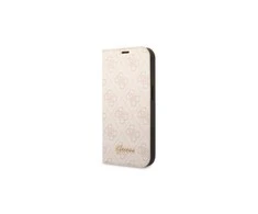 Dėklas Guess GUBKP14SHG4SHP iPhone 14 6,1 col. eilė/rožinė knyga 4G vintage auksinis logotipas