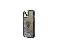 Dėklas GUESS GUHCP14MLFCTPK IPHONE 14 PLUS / 15 PLUS 6.7 "Juodas / Juodas HARDCASE LIQUID GLITTER PALM COLLECTION