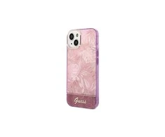 Dėklas GUESS GUHCP14MHGJGHP IPHONE 14 PLUS / 15 PLUS 6.7 "Rožinis / Rožinis HARDCASE JUNGLE COLLECTION