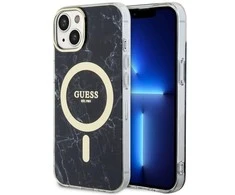 Dėklas GUESS GUHMP14MPCUMAK IPHONE 14 PLUS / 15 PLUS 6.7 "Juodas / Juodas HARDCASE MARBLE MAGSAFE