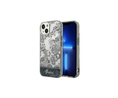 Dėklas GUESS GUHCP14MHGPLHG IPHONE 14 PLUS / 15 PLUS 6.7 "GRAY / GRAY HARDCASE PORCELAIN COLLECTION
